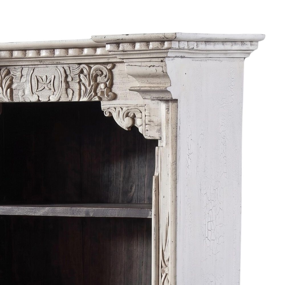 Jaipur Home One of a Kind Architectural Bookcase in White Wash, , large