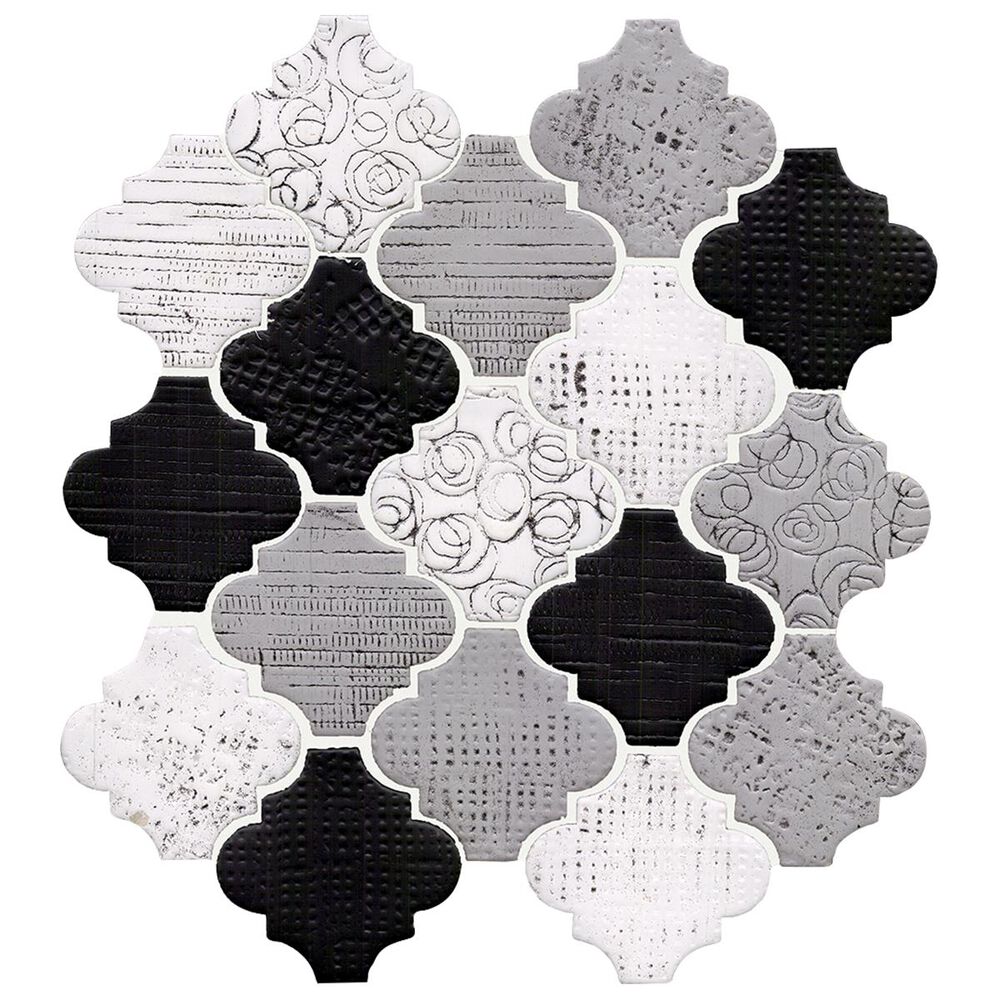 Soci Chateau Cammeo Provenzal Blend 16.5" x 15" Ceramic Mosaic Sheet, , large