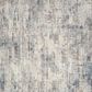 Nourison Infinity IFN04 5"3" x 7"3" Ivory, Grey and Blue Area Rug, , large
