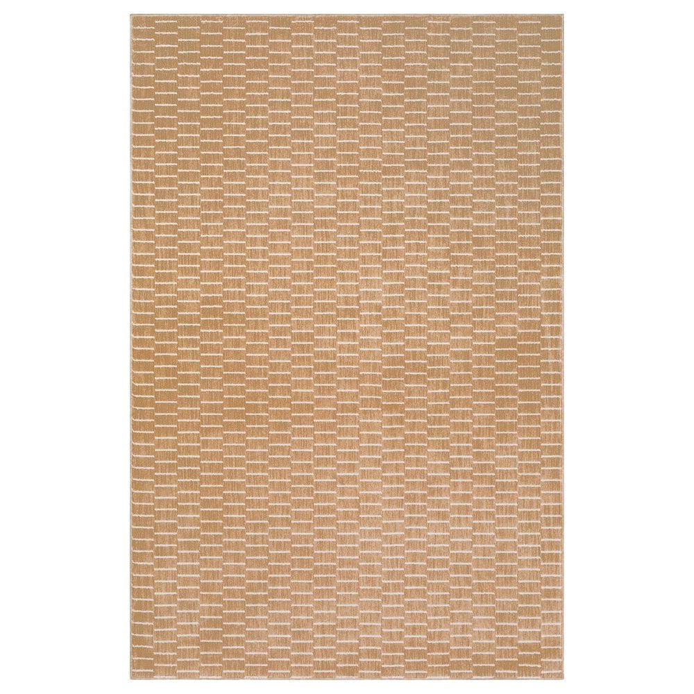 Oriental Weavers Oliver Rust and Beige 9"10" x 12"10" Area Rug, , large