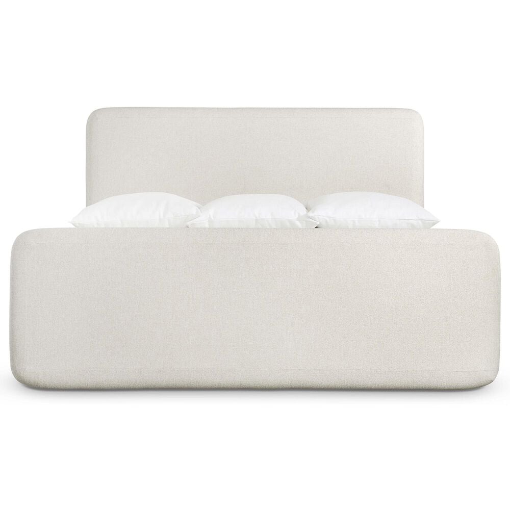Bernhardt Antibes Queen Upholstered Panel Bed in Roz Tan, , large