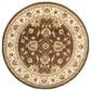 Safavieh Lyndhurst LNH553 5"3" Round Brown and Ivory Area Rug, , large