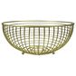 Home Basics Halo Fruit Basket in Matte Gold, , large