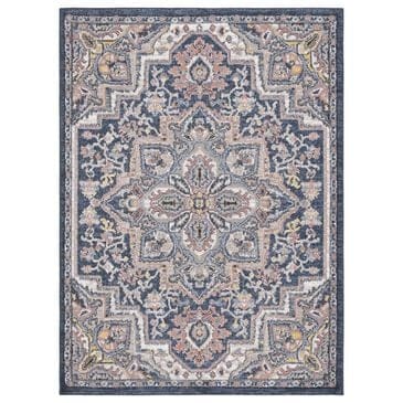 Safavieh Astoria 4" x 6" Blue and Beige Area Rug, , large