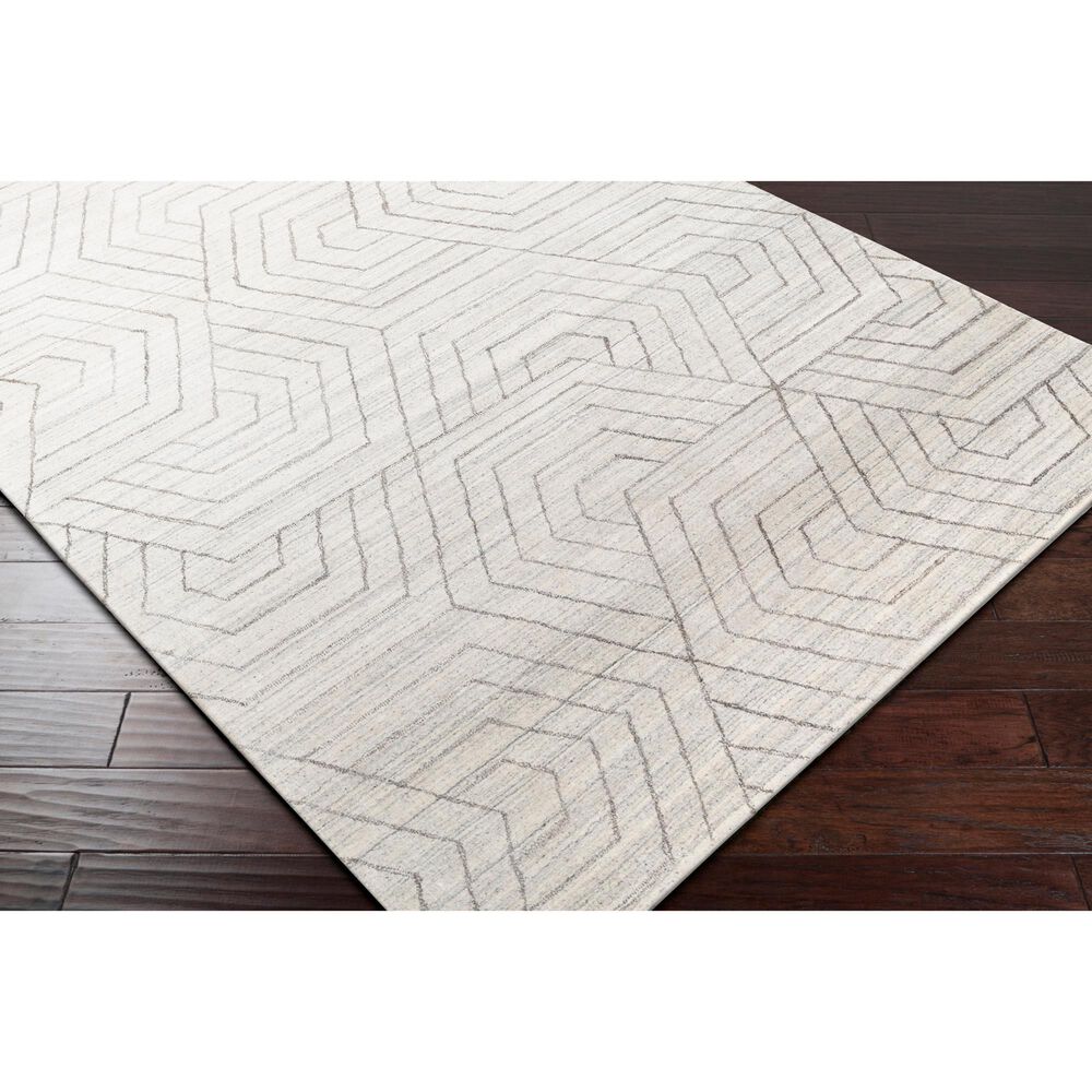 Surya Hightower 8&#39; x 10&#39; Charcoal and Brown Area Rug, , large