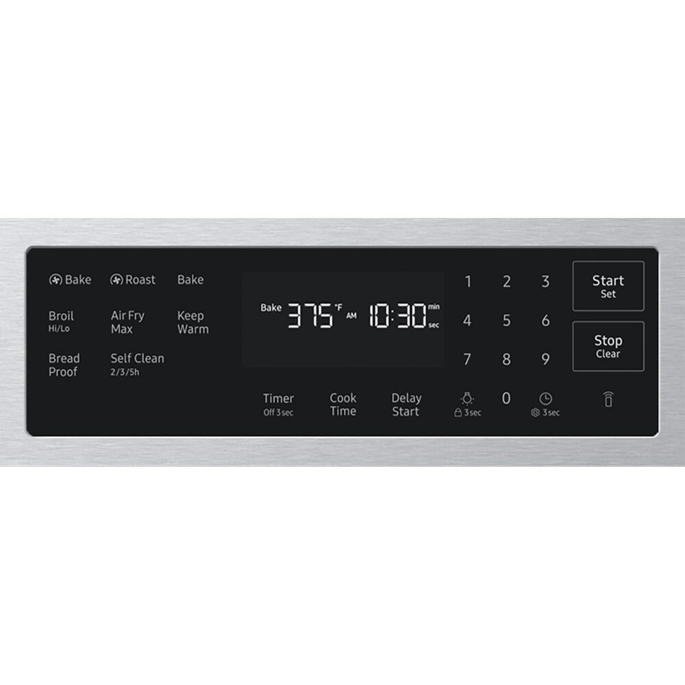 Samsung Bespoke 6.0 Cu. Ft. Smart Slide-In Gas Range with No-Preheat Air Fry Max in Stainless Steel, , large