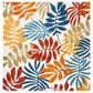 Safavieh Cabana CBN814A 4" Square Creme and Red Indoor/Outdoor Area Performance Rug, , large