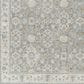 Surya Dresden Gray, White, Medium Gray, Mustard, Light Slate and Denim 7"10" Round Area Rug, , large