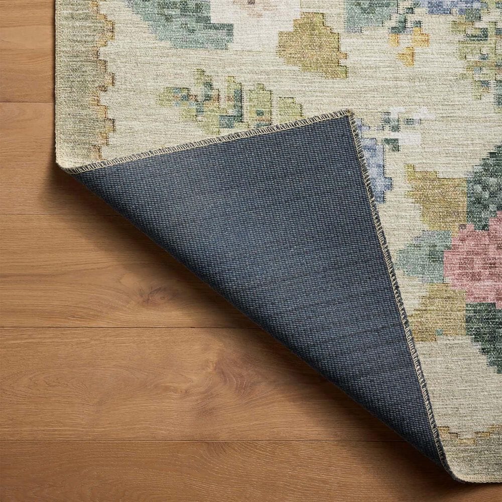 Rifle Paper Co. x Loloi Rosa 2&#39;6&quot; x 9&#39;6&quot; Cream Runner, , large
