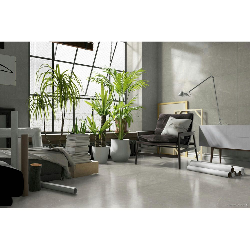 Emser Sterlina II Dove 24&quot; x 24&quot; Polished Porcelain Tile, , large