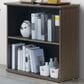 Valor Living Jefferson 2-Shelf Bookcase in Espresso, , large