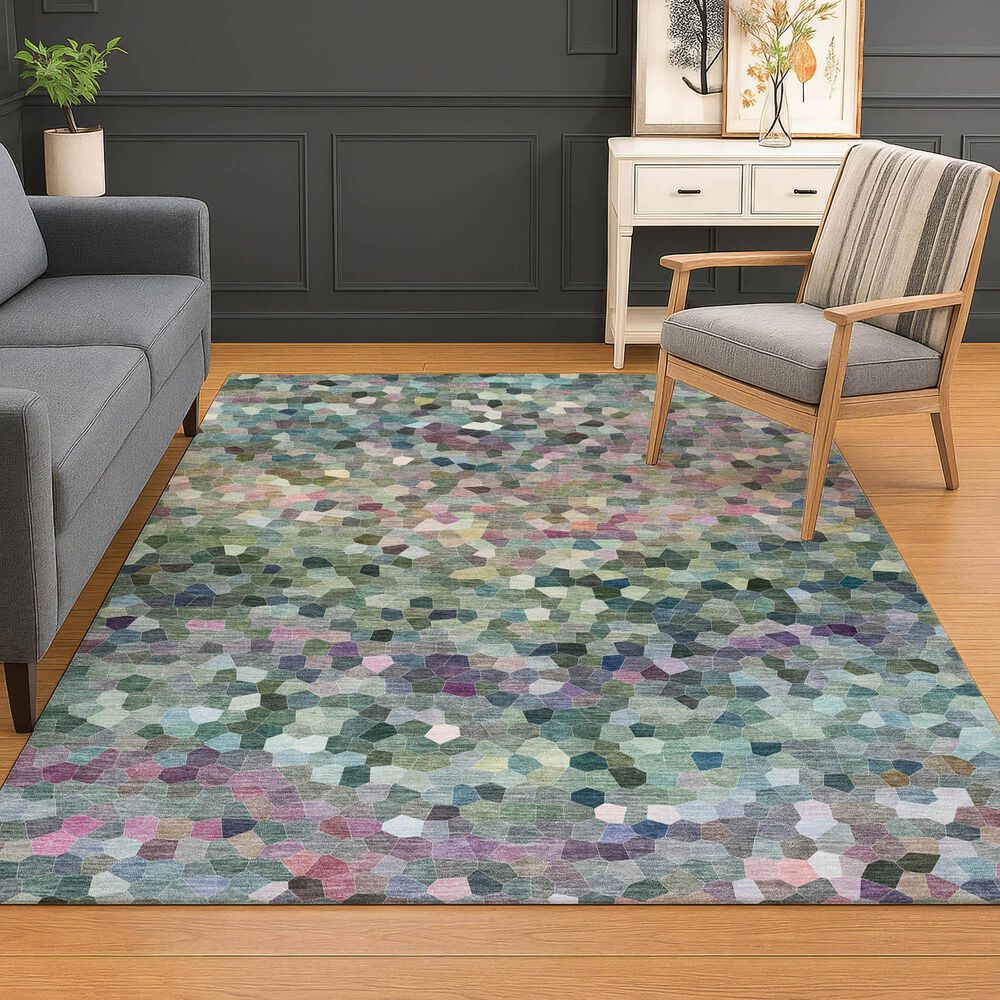 Dalyn Rug Company Kaleidoscope Cactus 9' x 12' Indoor/Outdoor Area Rug, , large
