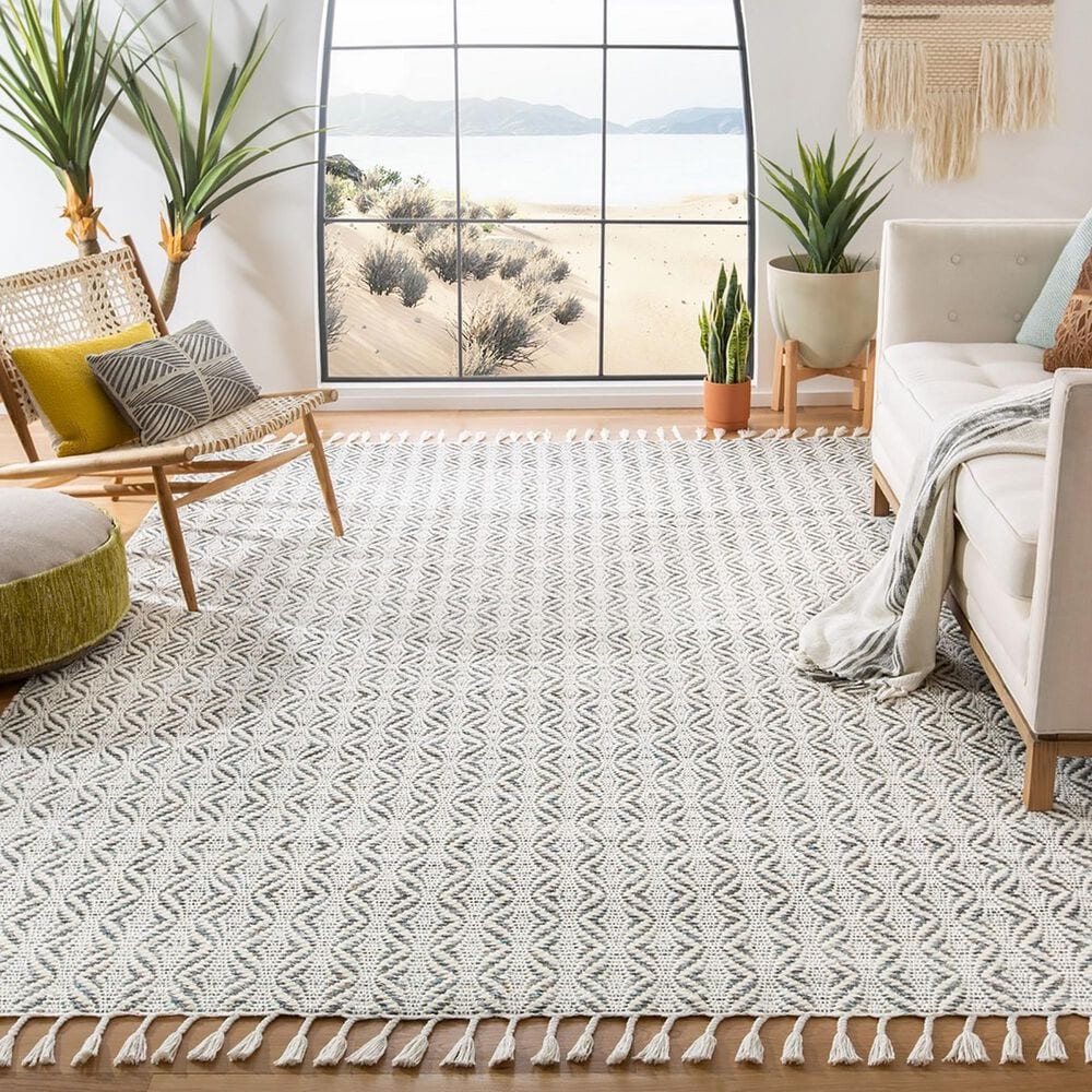 Safavieh Natura Transitional 8&#39; x 10&#39; Charcoal Area Rug, , large