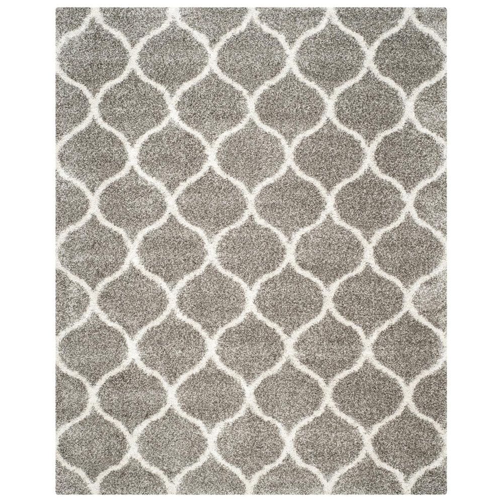 Safavieh Hudson Shag SGH280B-10 10" x 14" Grey/Ivory Area Rug, , large