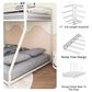 Hearth and Haven Adam Twin over Full Bunk Bed in White, , large