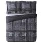 Pem America Style 212 3-Piece Full/Queen Plaid Comforter Set in Gray, , large