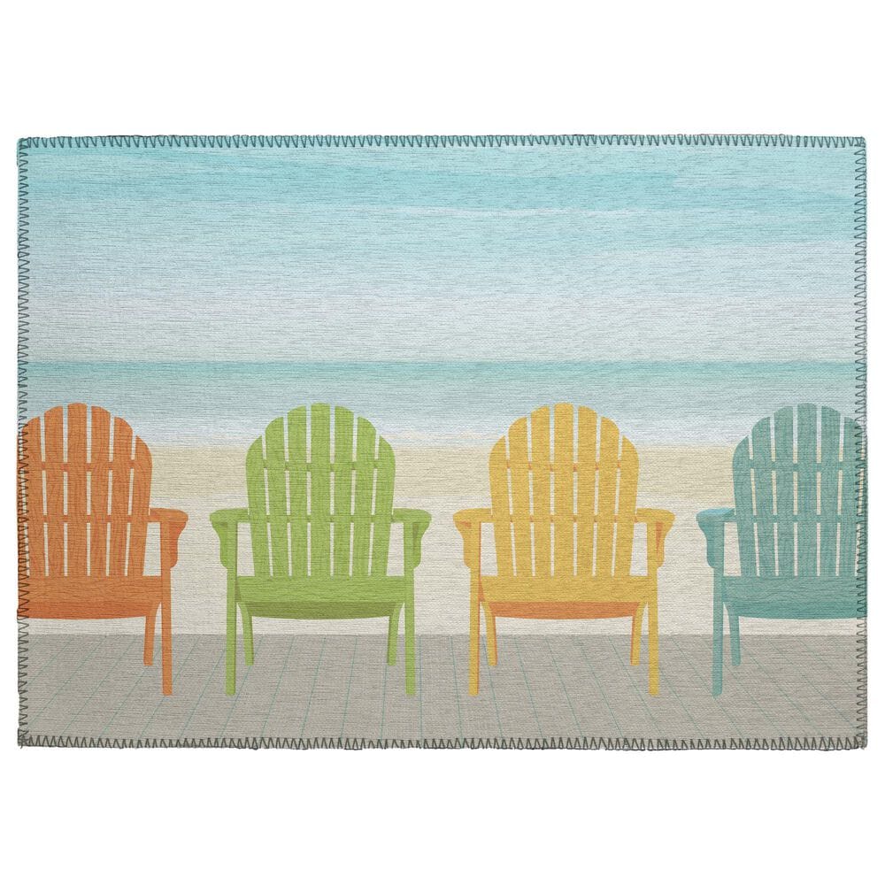 Dalyn Rug Company Harbor 1"8" x 2"6" Poolside Indoor/Outdoor Area Rug, , large