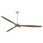 Minka-Aire Pierce 84" LED Smart Ceiling Fan in Brushed Nickel, , large