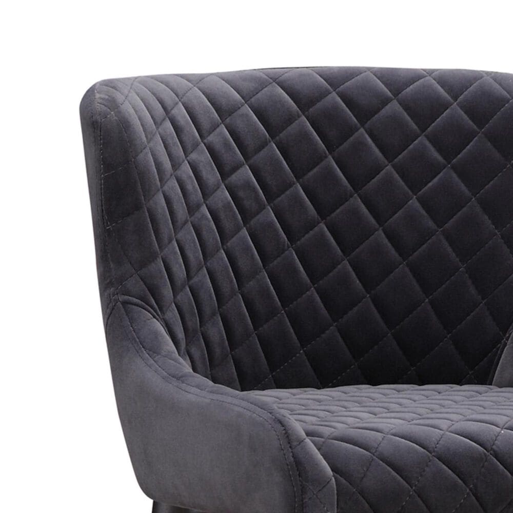 Moe&#39;s Home Collection Etta Bar Stool in Dark Blue, , large