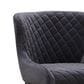 Moe"s Home Collection Etta Bar Stool in Dark Blue, , large