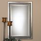 Uttermost Mirror in Silver Leaf and Light Gray, , large