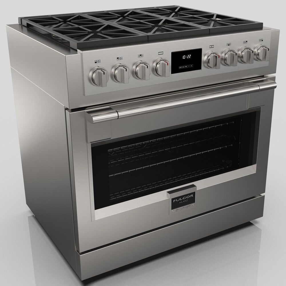Fulgor Milano Sofia 4.4 Cu. Ft. 36&quot; Professional All Gas Range in Stainless Steel, , large