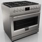 Fulgor Milano Sofia 4.4 Cu. Ft. 36" Professional All Gas Range in Stainless Steel, , large