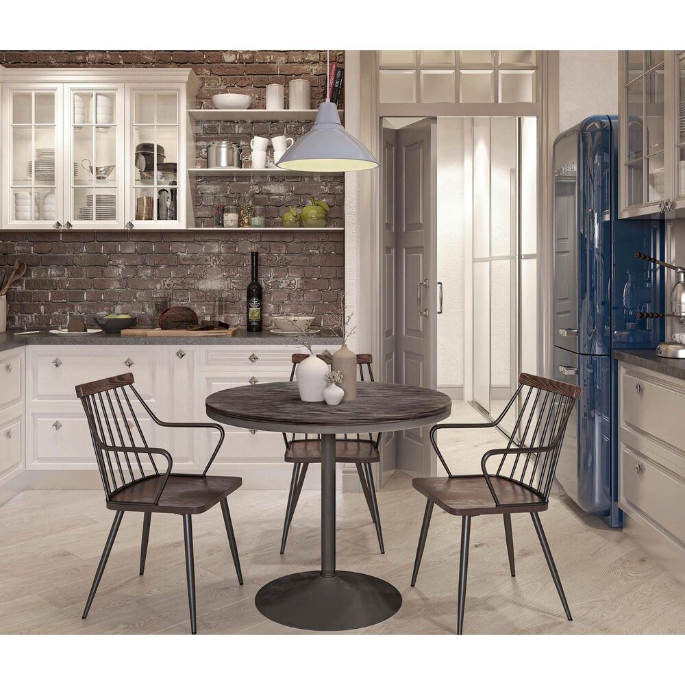 Lumisource Dakota Dining Table in Espresso - Table Only, , large