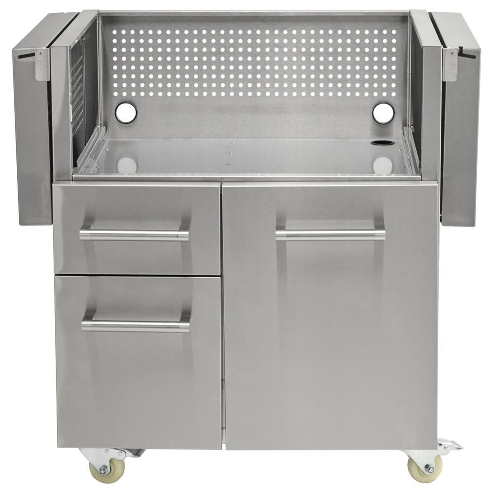 Coyote Outdoor 30&quot; Flat Top Grill Cart in Stainless Steel, , large