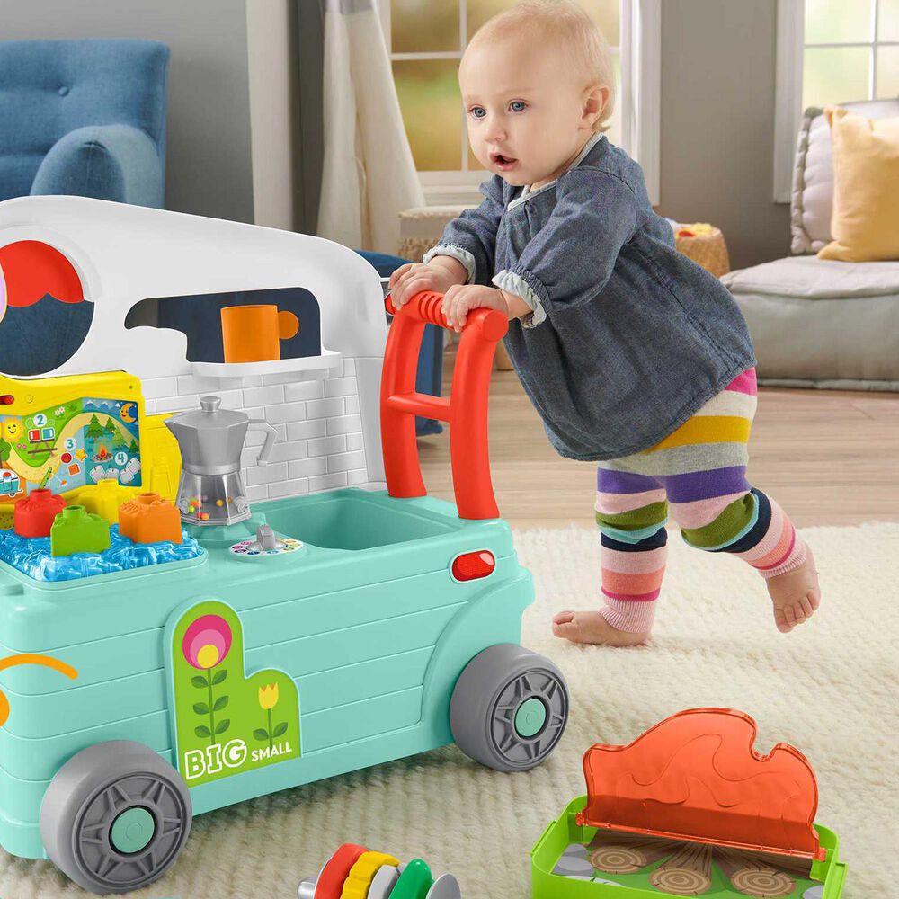Fisher Price Laugh and Learn 3-In-1 On-The-Go Camper Musical Activity Center, , large