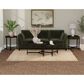 Golden Wave Furniture Huron Round Side Table in Dark Brown and Black, , large