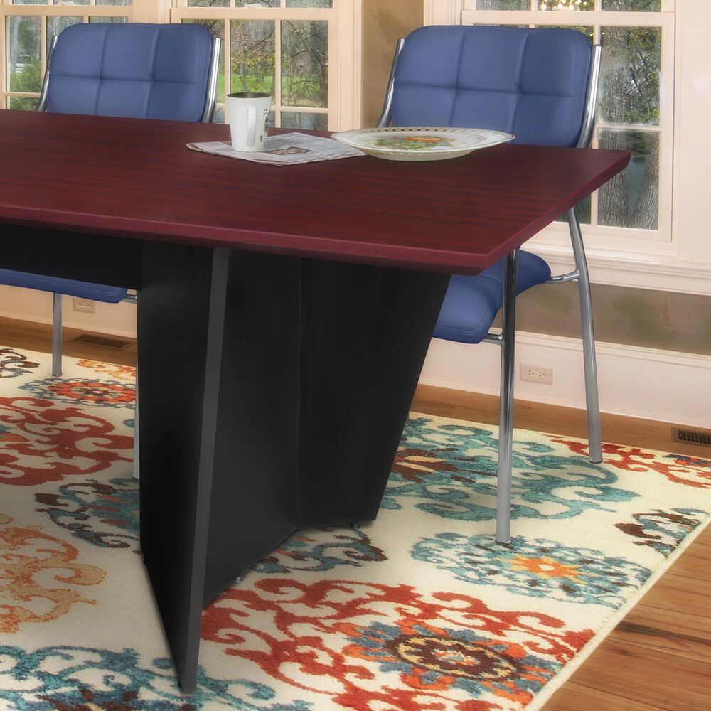 Regency Global Sourcing Array 120" Conference Table in Black and Mahogany, , large