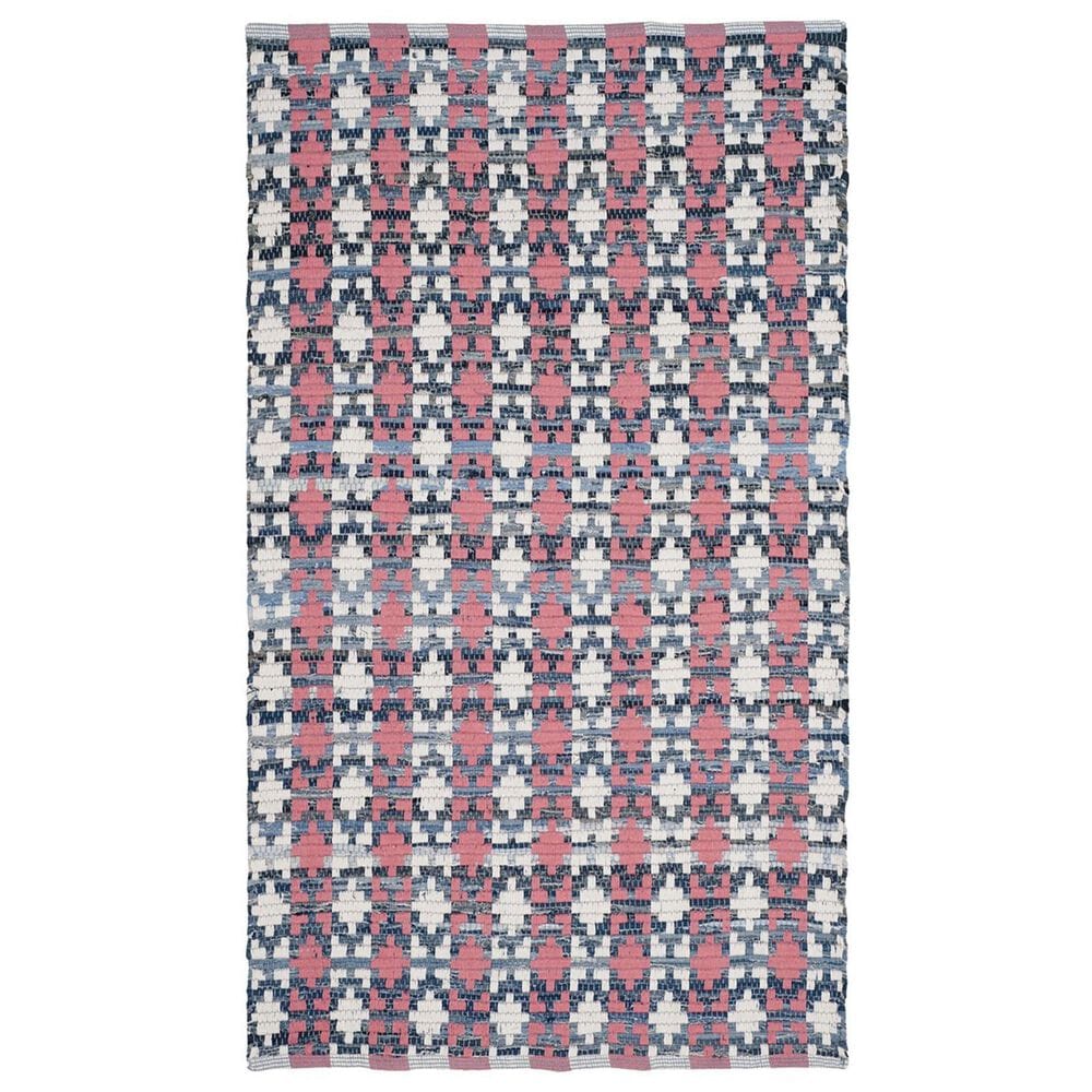 Safavieh Montauk 3" x 5" Coral and Multicolor Area Rug, , large
