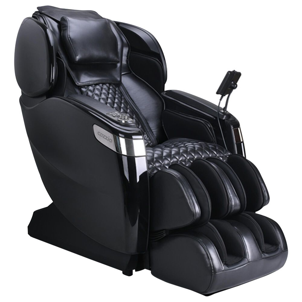 Cozzia Massage Chair in Triple Black, , large