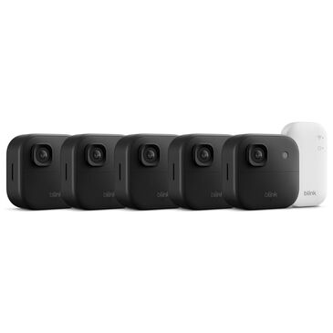 Blink Outdoor 2K+ 5-Security Camera System with Sync Module Core in Black, , large