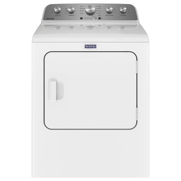Maytag 7 Cu. Ft. Top Load Electric Dryer with Extra Power in White, , large