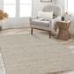 L&R Resources Kingston Solid 9" x 12" Natural and Multicolor Area Rug, , large