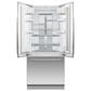 Fisher & Paykel 32" Integrated French Door Panel in Stainless Steel, , large