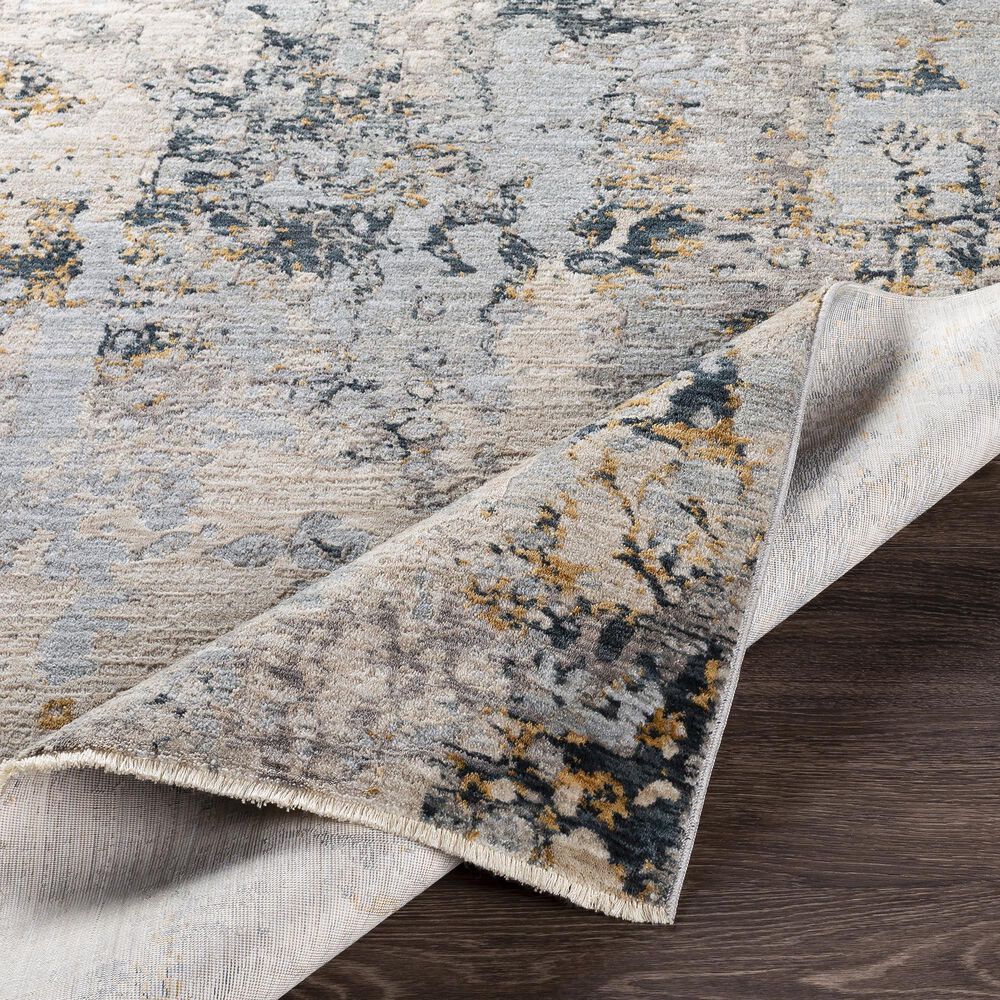 Surya Laila 10&#39; x 14&#39; Light Gray, Navy, Camel, Wheat and Charcoal Area Rug, , large
