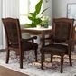Furniture of America Tovar Dining Armchair in Brown Cherry (Set of 2), , large
