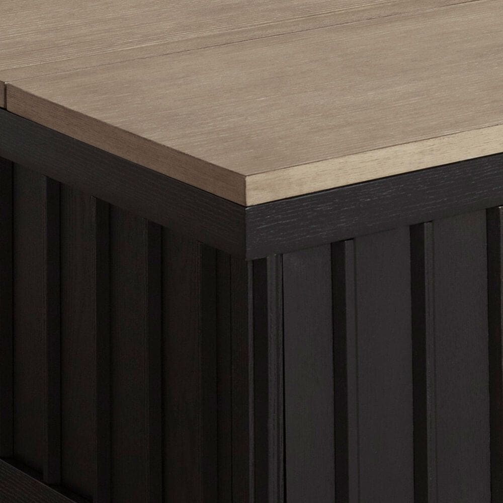Ashley Rylandyn Lift-Top Coffee Table in Matte Black and Light Brown, , large