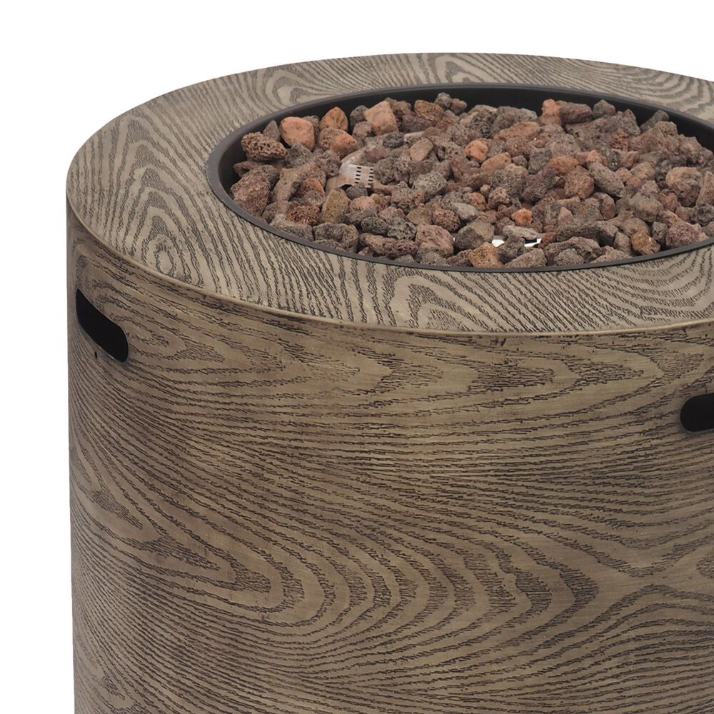 Noble House Senoia 40000 BTU Round Firepit in Brown, , large
