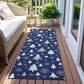 Dalyn Rug Company Wonderland WN23 2"3" x 7"6" Navy Indoor/Outdoor Runner, , large