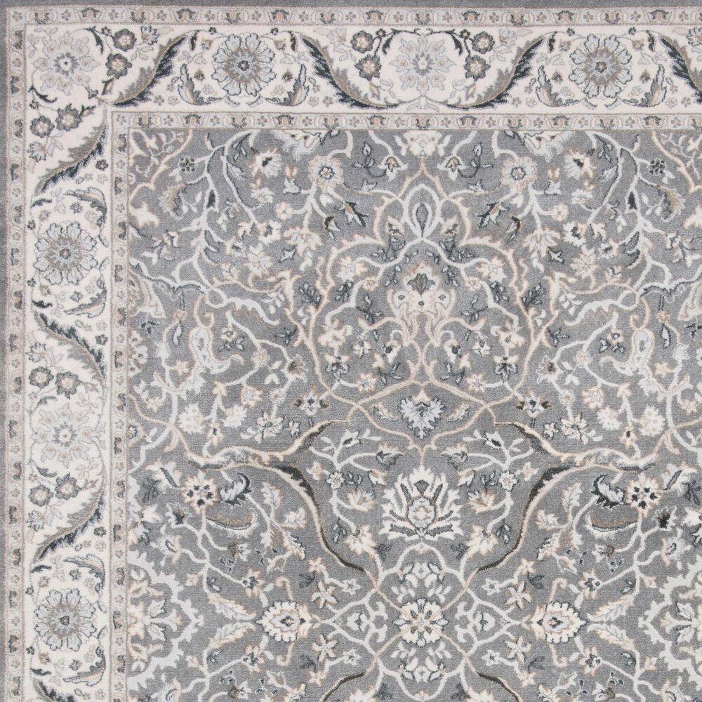 Safavieh Isabella 6&#39;7&quot; Round Grey and Dark Grey Area Rug, , large