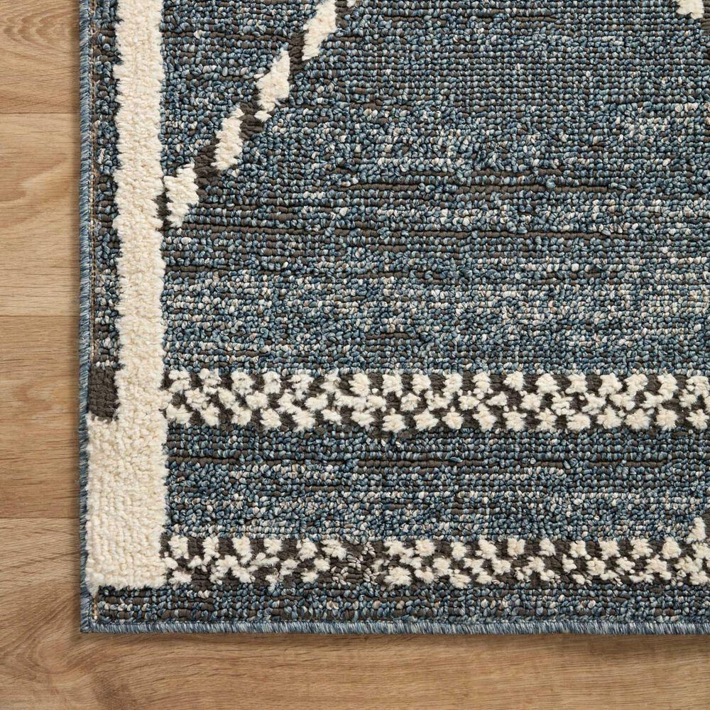 Loloi II Fabian 2&#39;7&quot; x 4&#39; Denim and Charcoal Area Rug, , large