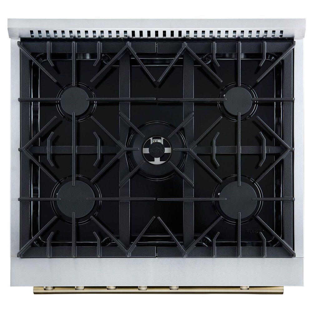 Forno Giovanni 30" Freestanding Gas Range in White, , large