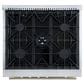 Forno Giovanni 30" Freestanding Gas Range in White, , large