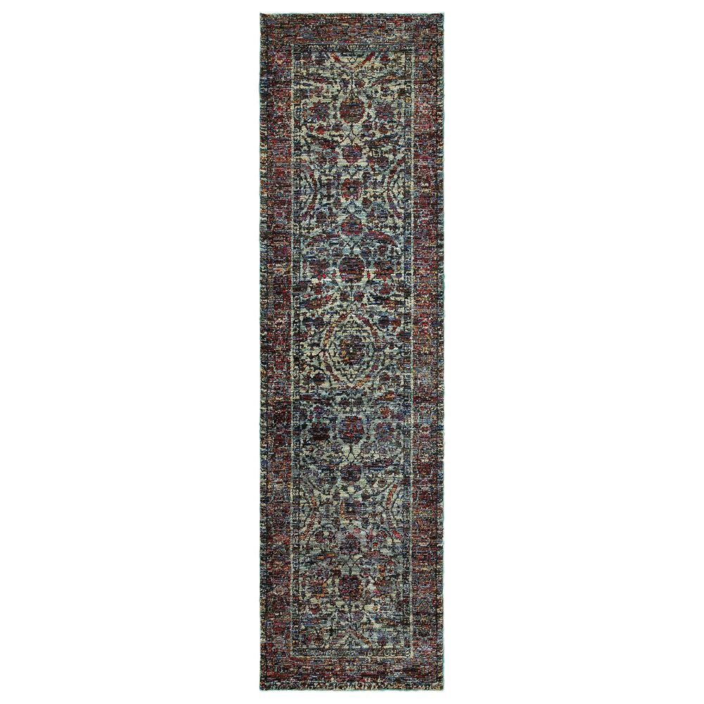 Oriental Weavers Andorra 6846B 2"3" x 8" Blue Runner, , large
