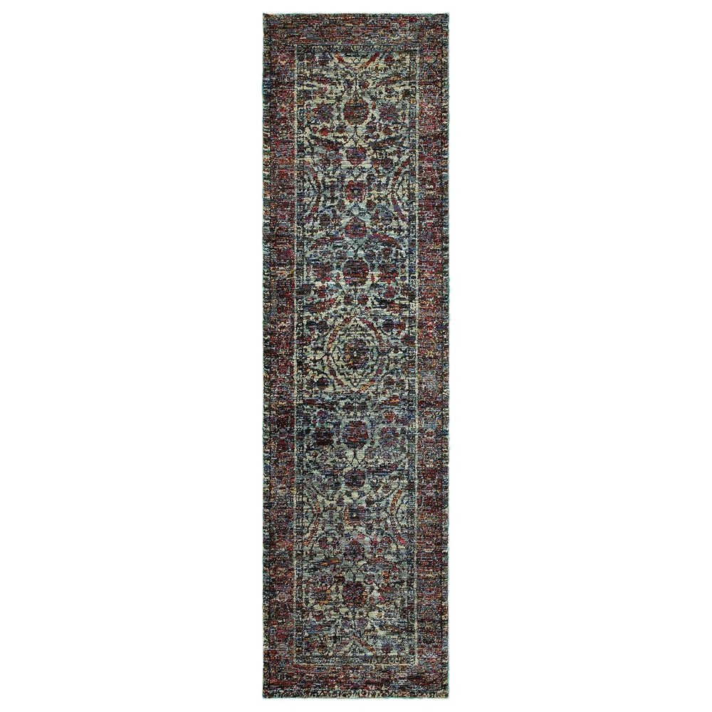 Oriental Weavers Andorra 6846B 2"3" x 8" Blue Runner, , large