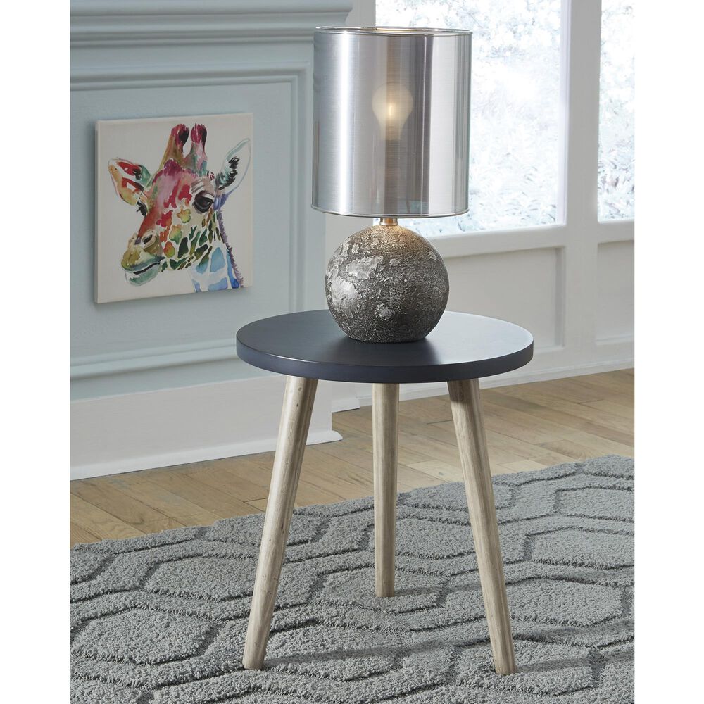 Ashley Fullersen Accent Table in Blue and Light Tan, , large